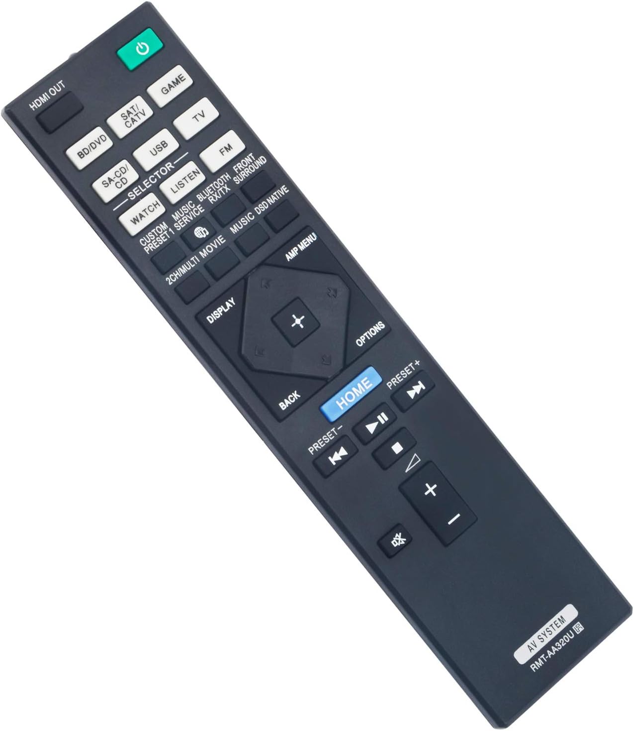 Limited RMT-AA320U Replacement Remote Control Applicable for Sony AV Receiver STR-ZA810ES STR-DN1080 STRZA810ES STRDN1080