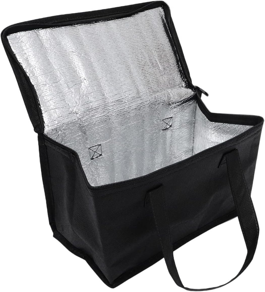 Camping Insulated Bag with Zipper for Food Capacity Thermal Insulation Bag for Outdoor Use for Picnics and Grocery Transport