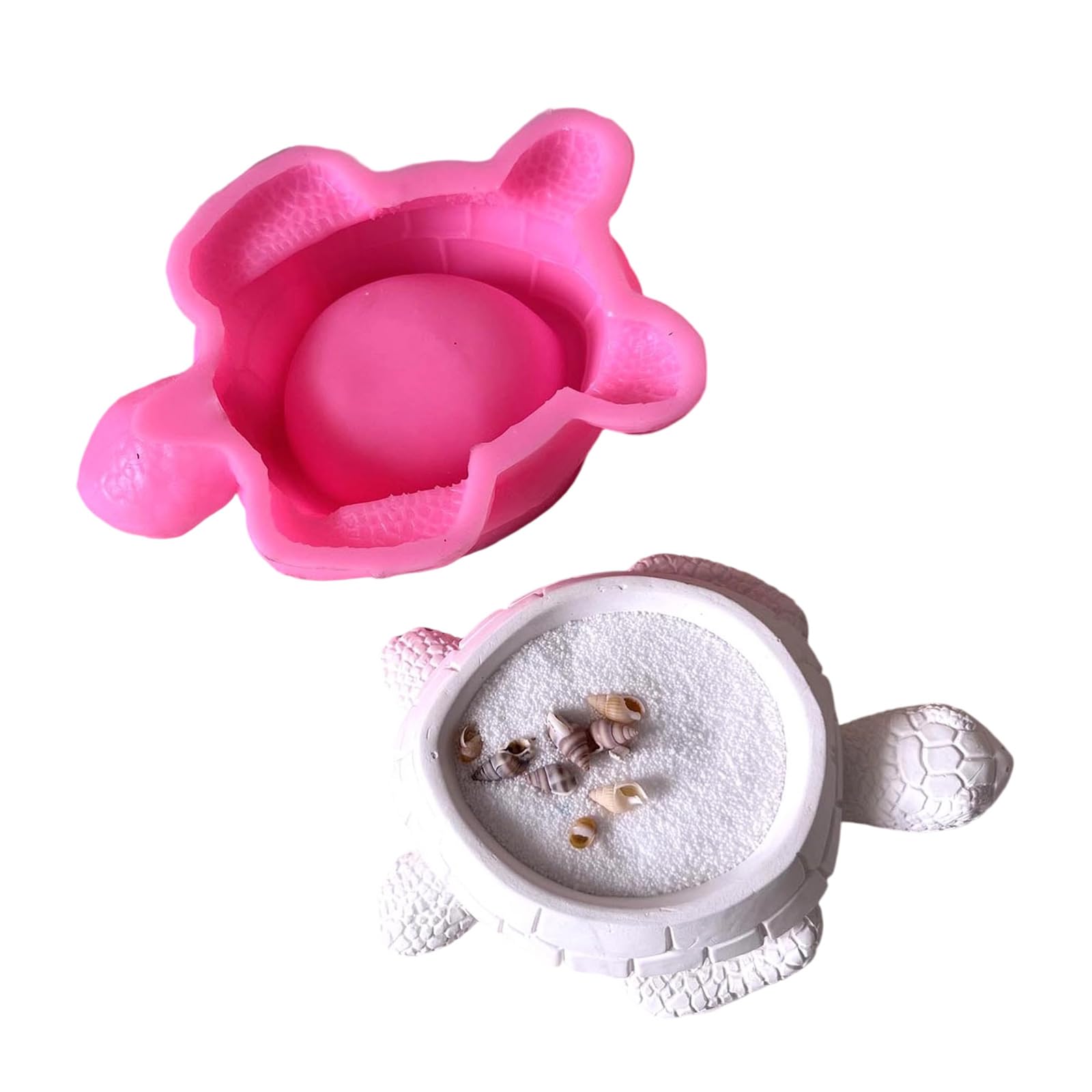 Moule silicone tortue pour résine époxy et boîte de rangement artisanale