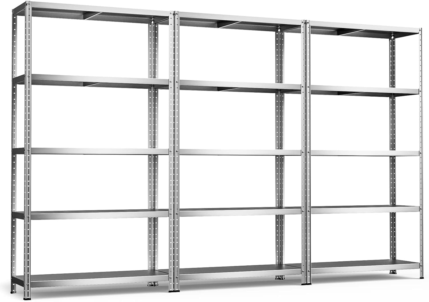 Giantex 3 Pcs 5Tier Storage Shelves, 39 x 16 x 74 Inch