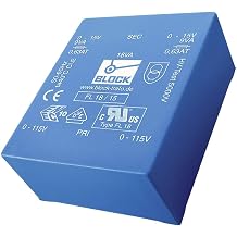 Block Isolation Transformer, 18 Va, 2 X 115V, 2 X 9V, 1 A Rohs Compliant Yes - FL18/9