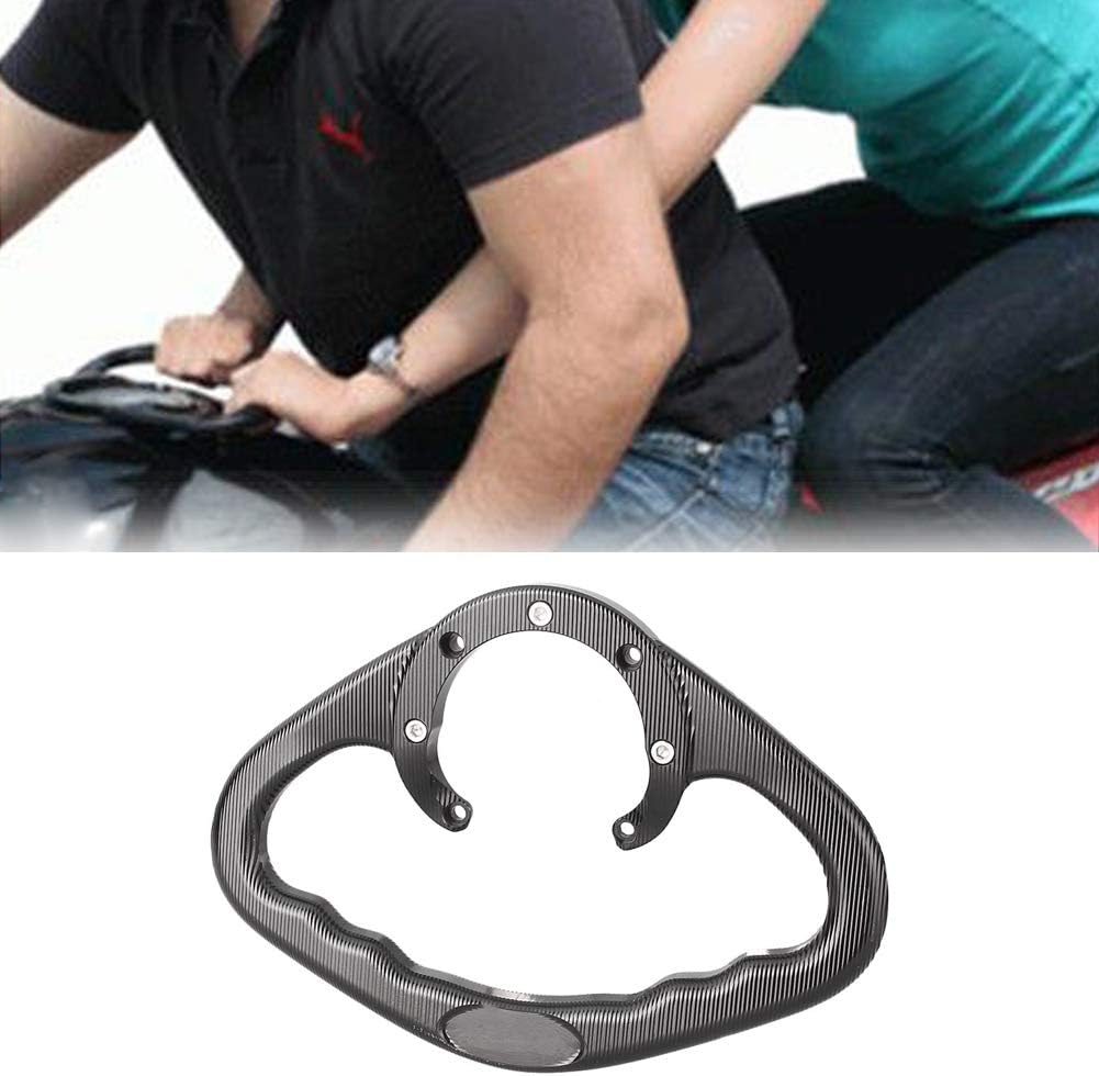 Motorcycle Aluminium Rear Passenger Gas Tank Bar Handle Grips Bar Handlebar 7 Holes Compatible for Suzuki GSXR750 GS500E GSXR600 GSXR1100 GSXR1000 TL1000R SV650S RF600R RF900R Black