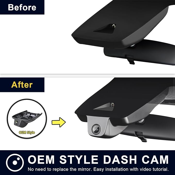 Mangoal 4K Dash Cam Custom para Lexus ES 2019-2025 miniatura 6