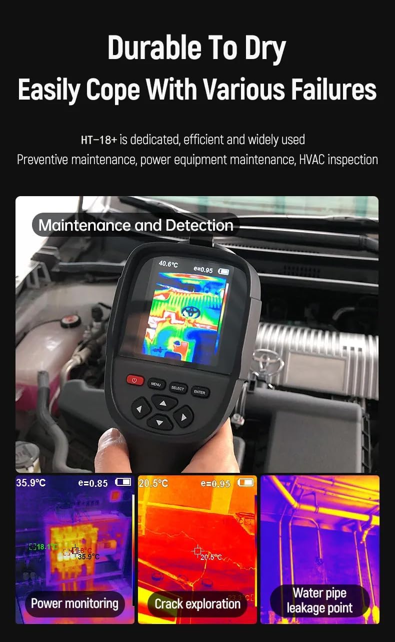 GOYOJO GW256 used for various inspections: power monitoring, crack exploration, and water pipe leak detection.