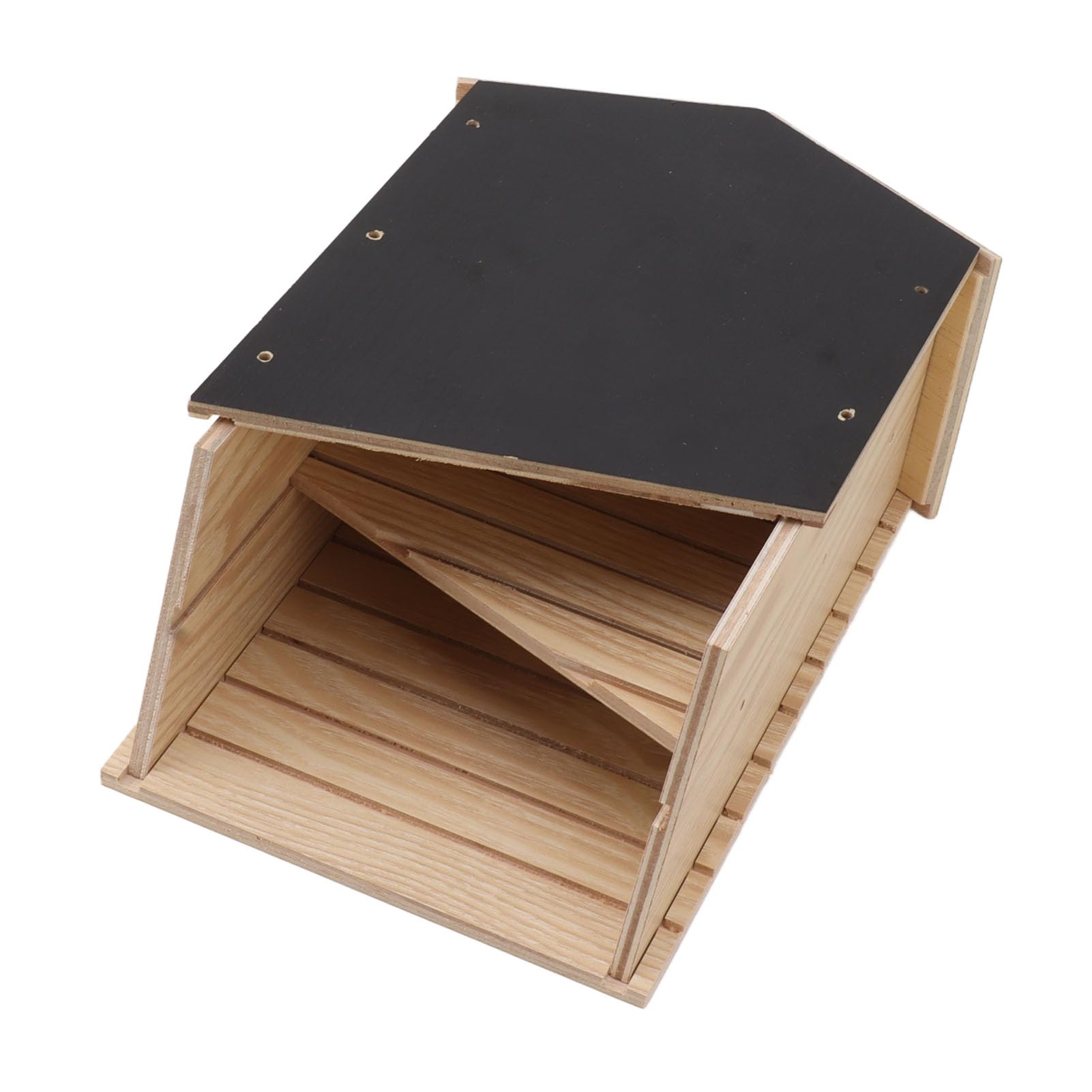 Fledermaushaus aus Holz, Doppelkammer-Fledermauskasten, Großes Außenmodell, Wasserdicht & Winddicht, Naturfreundlich, Gartenaccessoire, Wildtierunterkunft