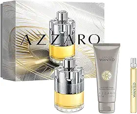 Kit Fragrância Masculina Wanted EDT (Wanted Eau de Toilette 100ml + Gel de Banho 75ml + Wanted Eau de Toilette 10ml)
