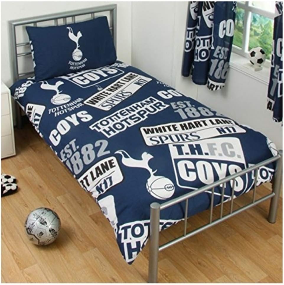 Tottenham Hotspur Patch Twin Duvet and Pillow Set (One Size) (Multicolored)