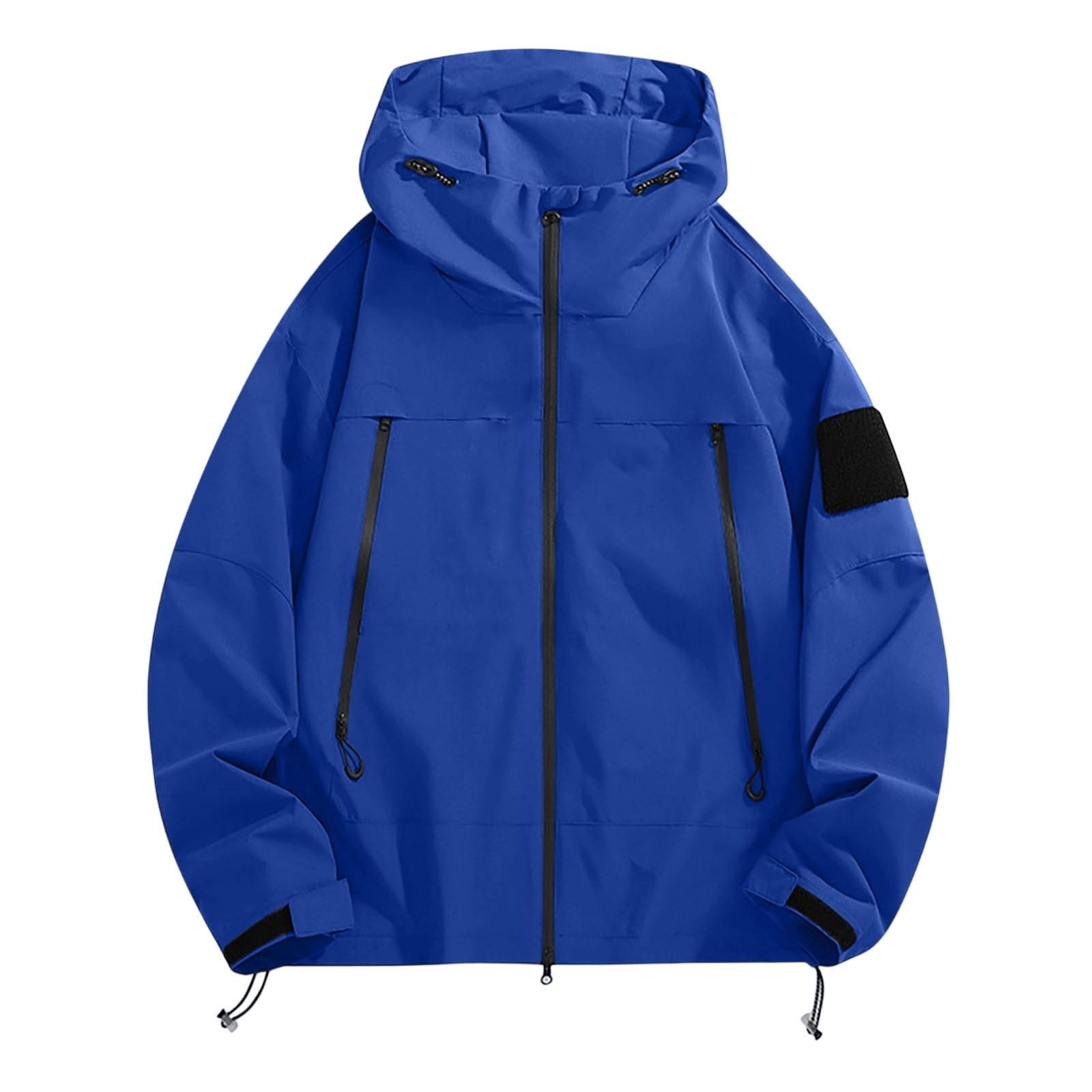 Genérico Chaqueta Entretiempo Mujer-Chaqueta Ligera Cortavientos Para Senderismo Al Aire Libre Para OtoñO Informal Con Capucha Impermeable De Viaje CóModo