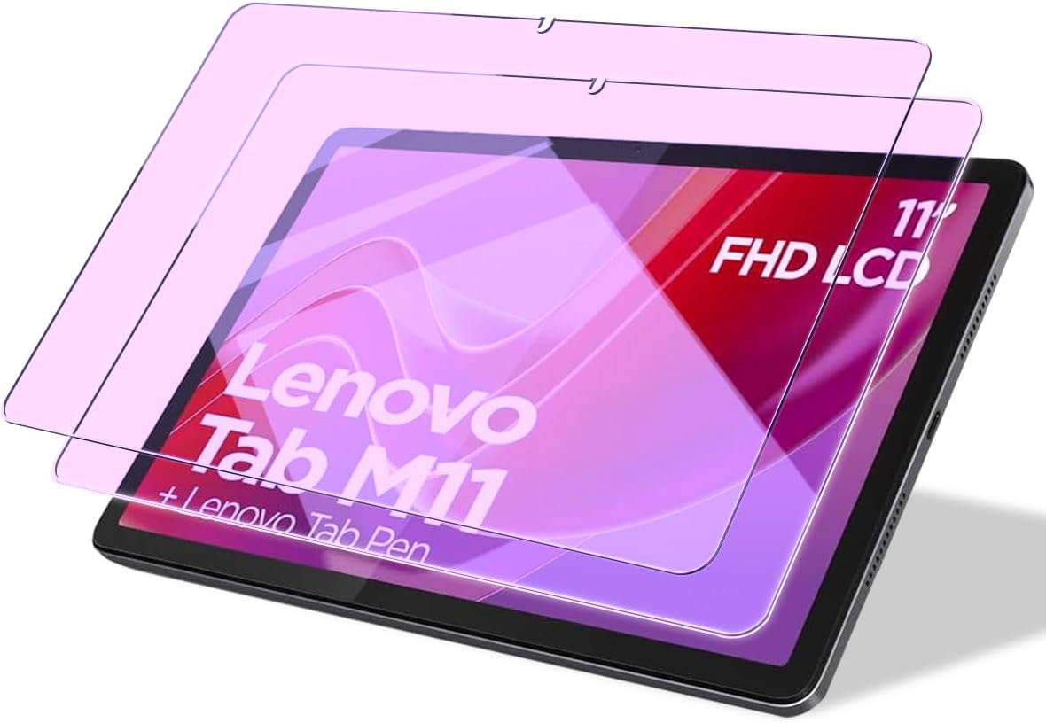 RovzuKct Screen Protector 2 PACK compatible with Lenovo Tab M11 11 inch 2024 Anti Blue Protect the Eyes
