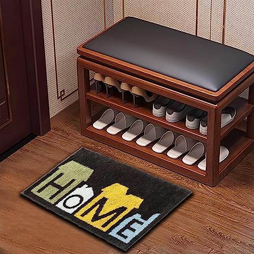 YAKOLECI Craft Latch Hook Kits for Adults, Pre-Printed Handmade Rug Crochet Yarns DIY Door Mat Kits for Home Decor Festival Gift 23.6\"X15.8\" - Thumbnail 2