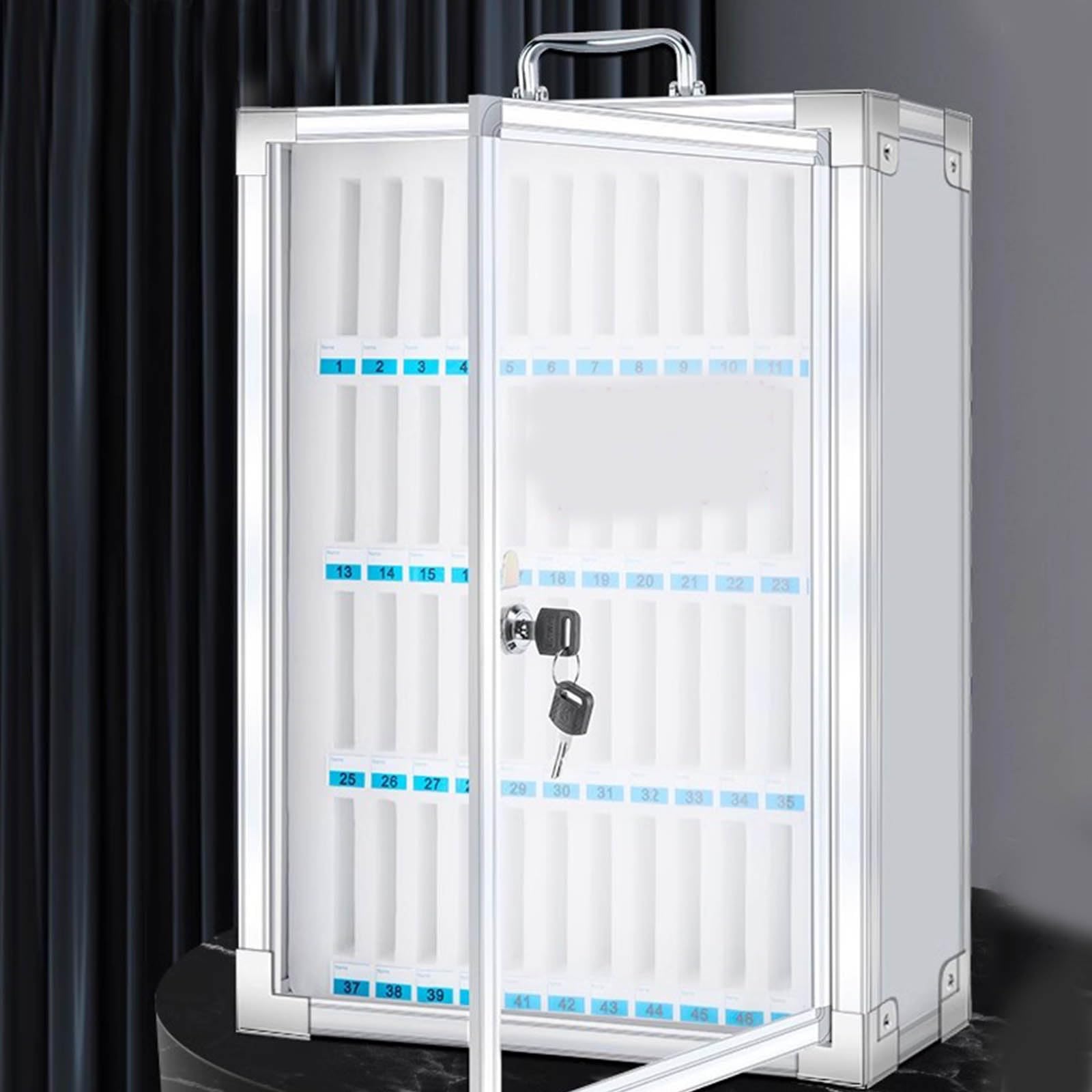 Contenitore Per Cellulare Mobiletto Per Cellulare In Classe Armadietto Per Cellulare In Lega Di Alluminio Organizer Per Cellulare(60)
