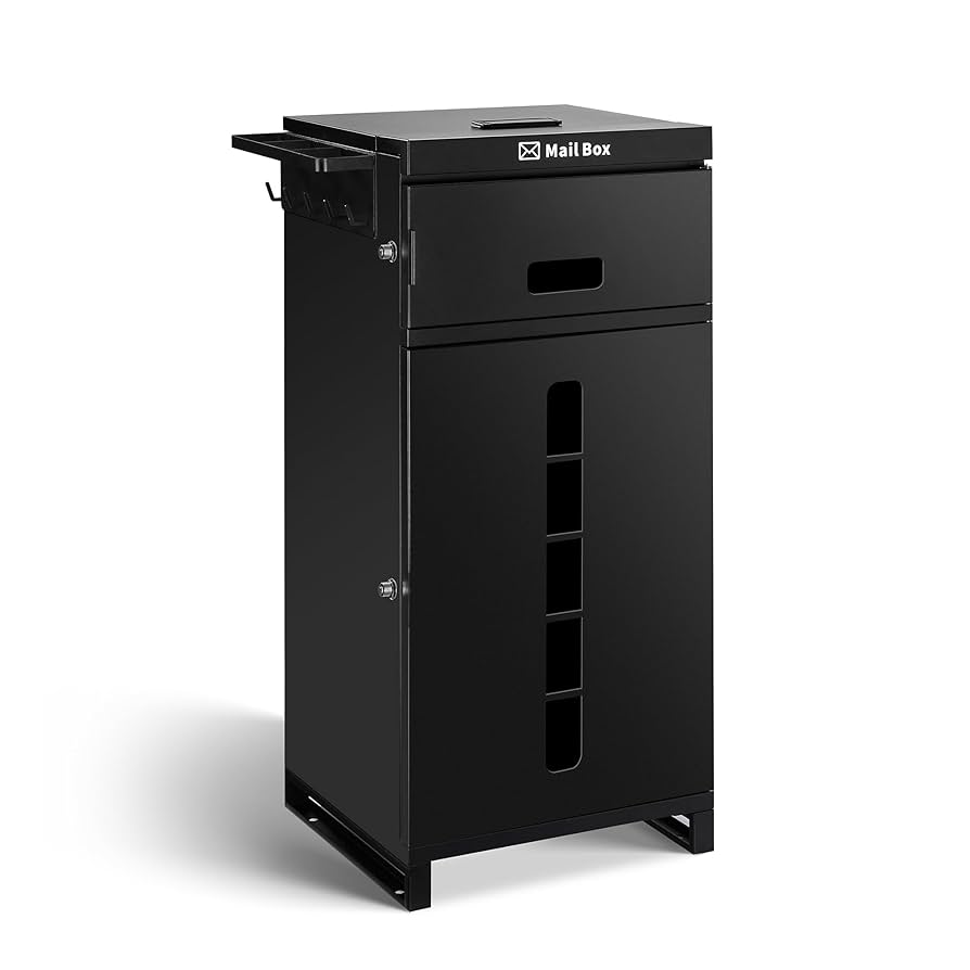 宅配ボックス ポスト 宅配BOX 簡単組立【組み立てあり】ブラック1773 宅配ボックス ポスト 宅配BOX 簡単組立【組み立てあり】ブラック