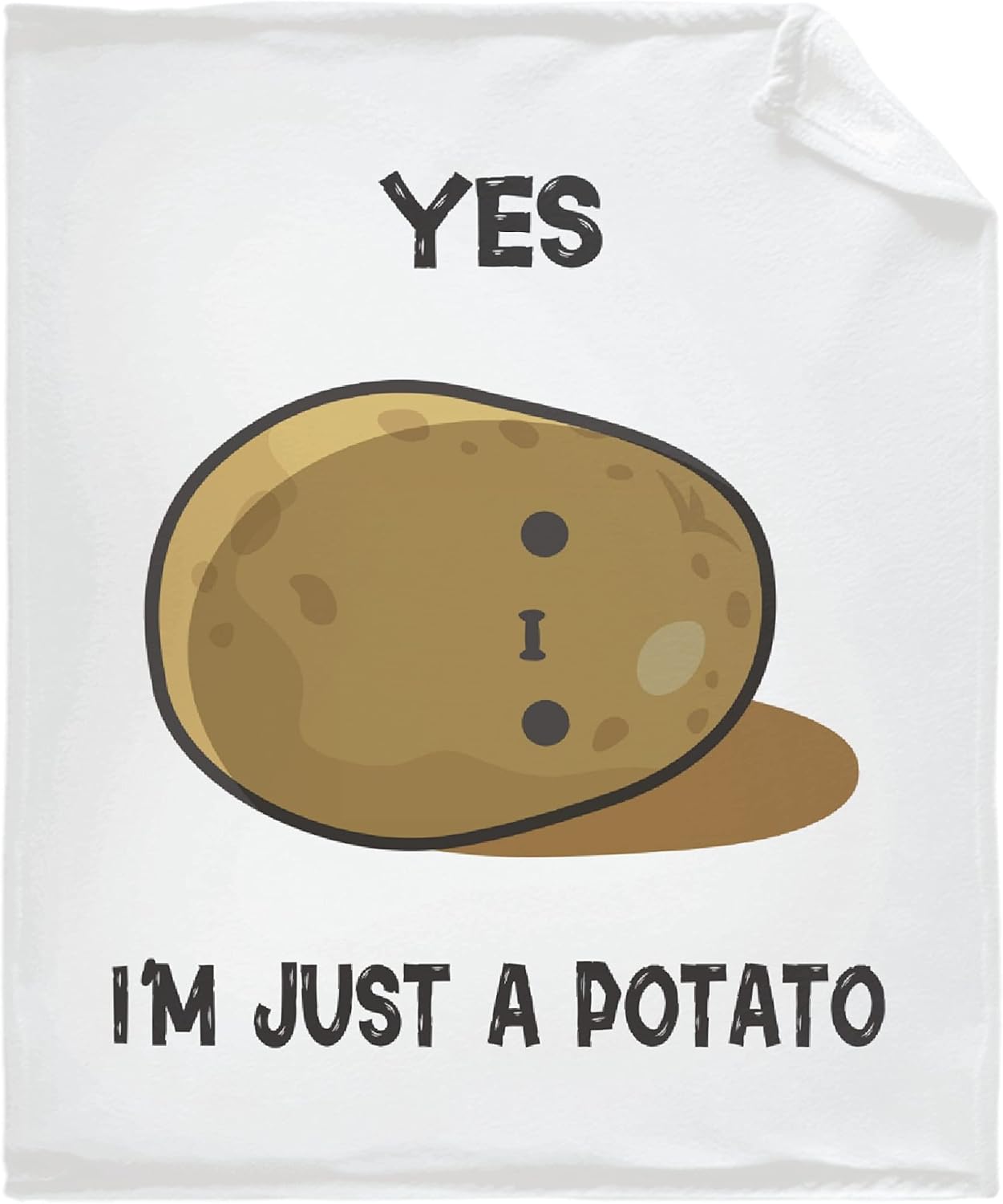 Cute Potato Soft Comfy Flannel Blanket Fluffy Queen Plush Throw Twin Cozy Outdoor Picnic Living Room Travel Couch 60x50in For Teenager - View #3