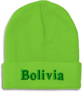 Speedy Pros Beanies for Men Bolivia Bolivian Quechua Aymara La Paz Skull Cap Winter Hats Women Acrylic One Size