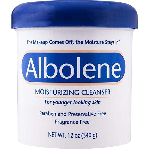 Albolene Limpiador Hidratante Libre de Fragancia, 12 oz (Paquete de 8)