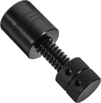 Mobestech Spiral Jack Pad Adjustable Screw Jack Stand for 3T Capacity Steel Machinist Block for Vehicle Stabilization and Leveling