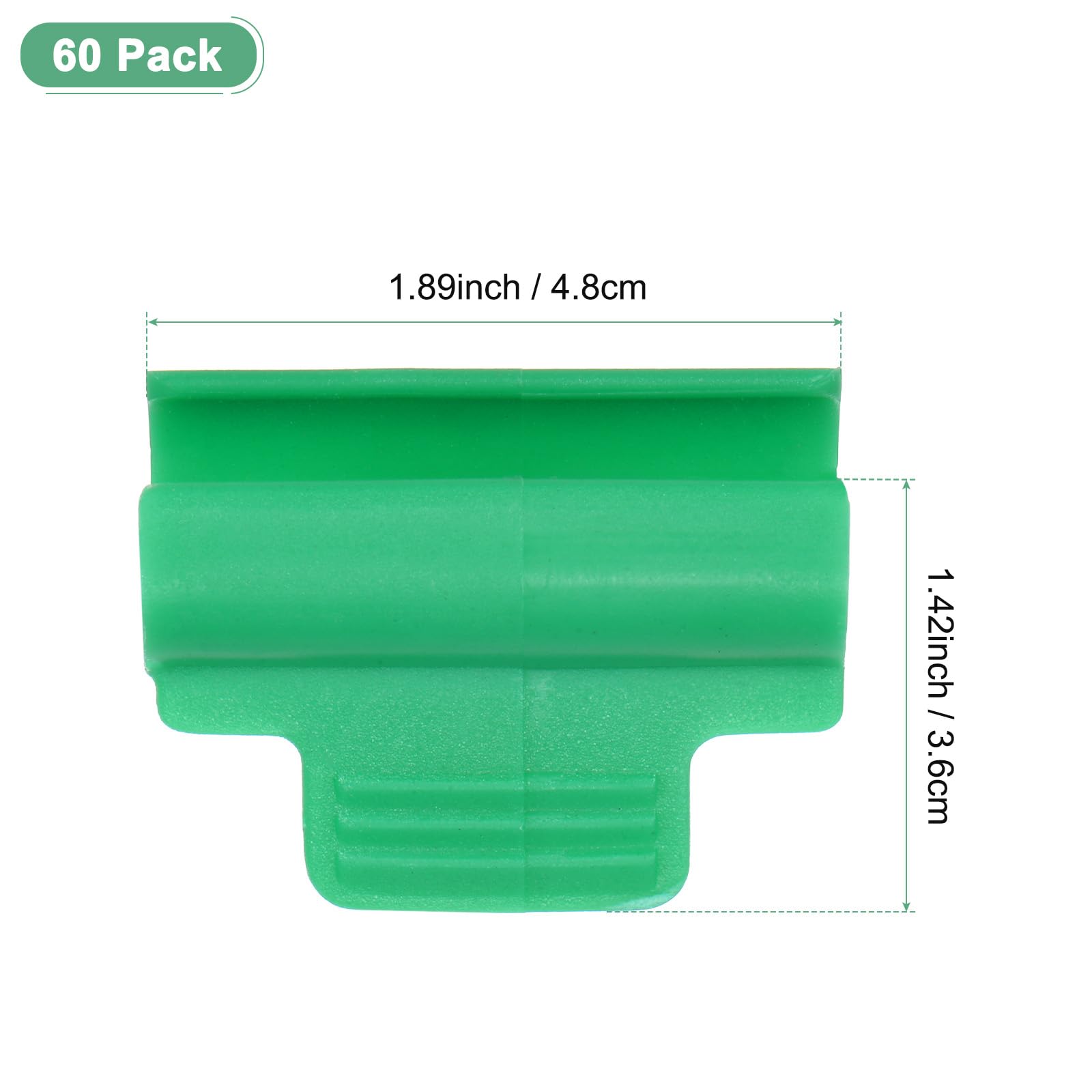 M METERXITY 60-Pack Greenhouse Clamps for 5/8 Inch PVC Pipe - Image 3