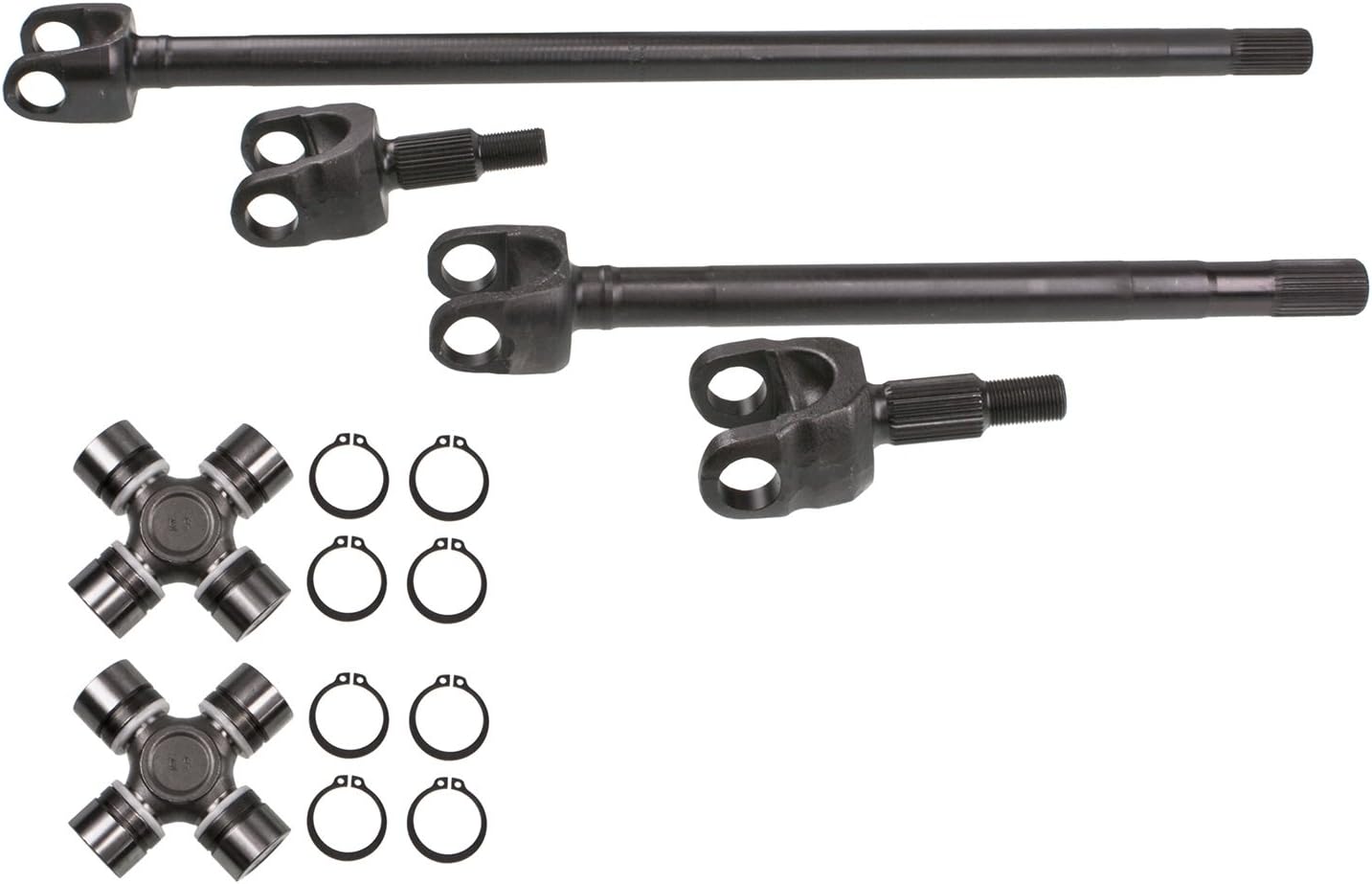 Ten Factory MG22155 30-Spline Dana 44 Front Axle Kit for Jeep