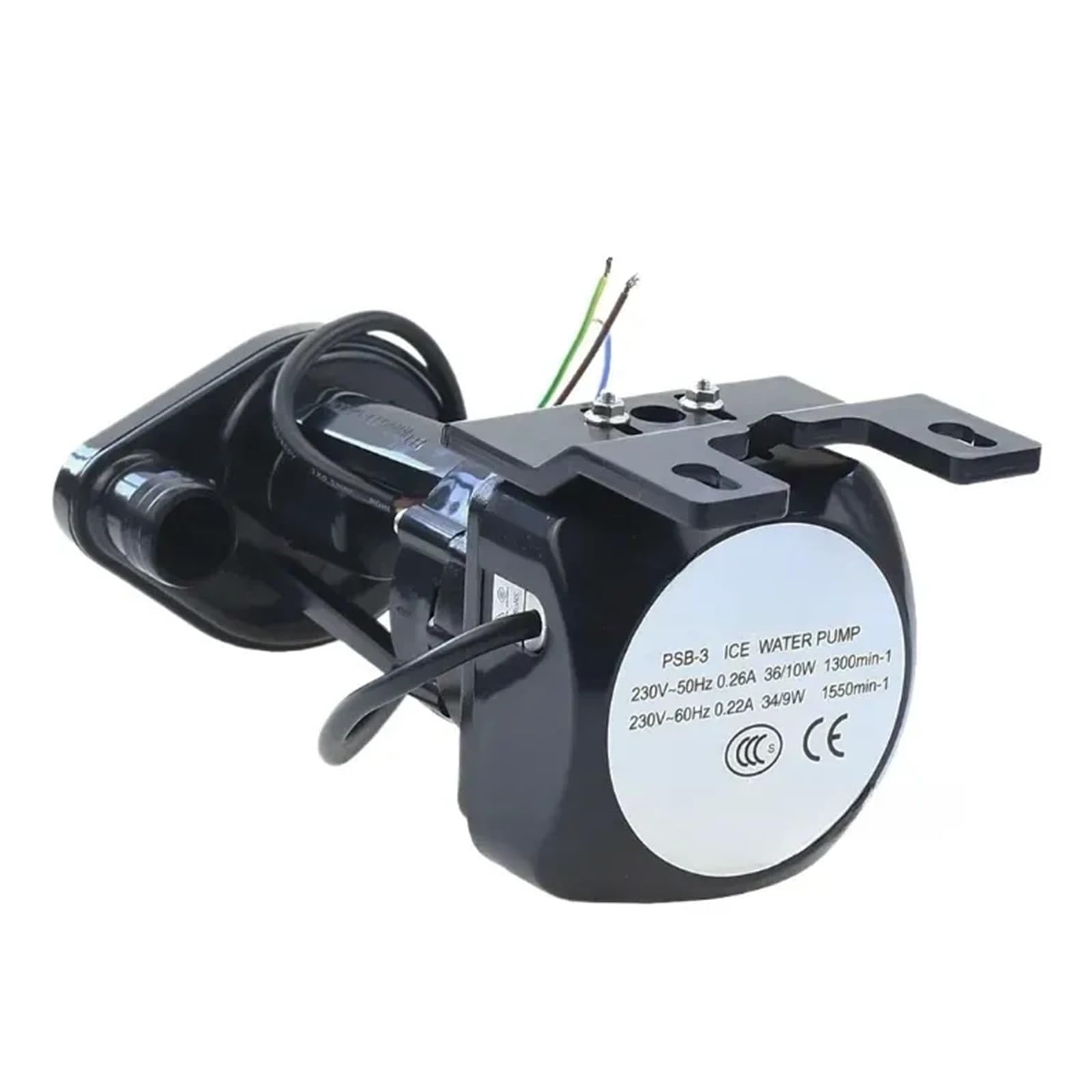 Pompa Dell'acqua For Macchina For Il Ghiaccio Da 9 W, Compatibile Con Manitowoc, Ice-O-Matic PSB-3 | Motore sommergibile sostitutivo della pompa dell'acqua di circolazione del produttore di ghiaccio modello PSB-3