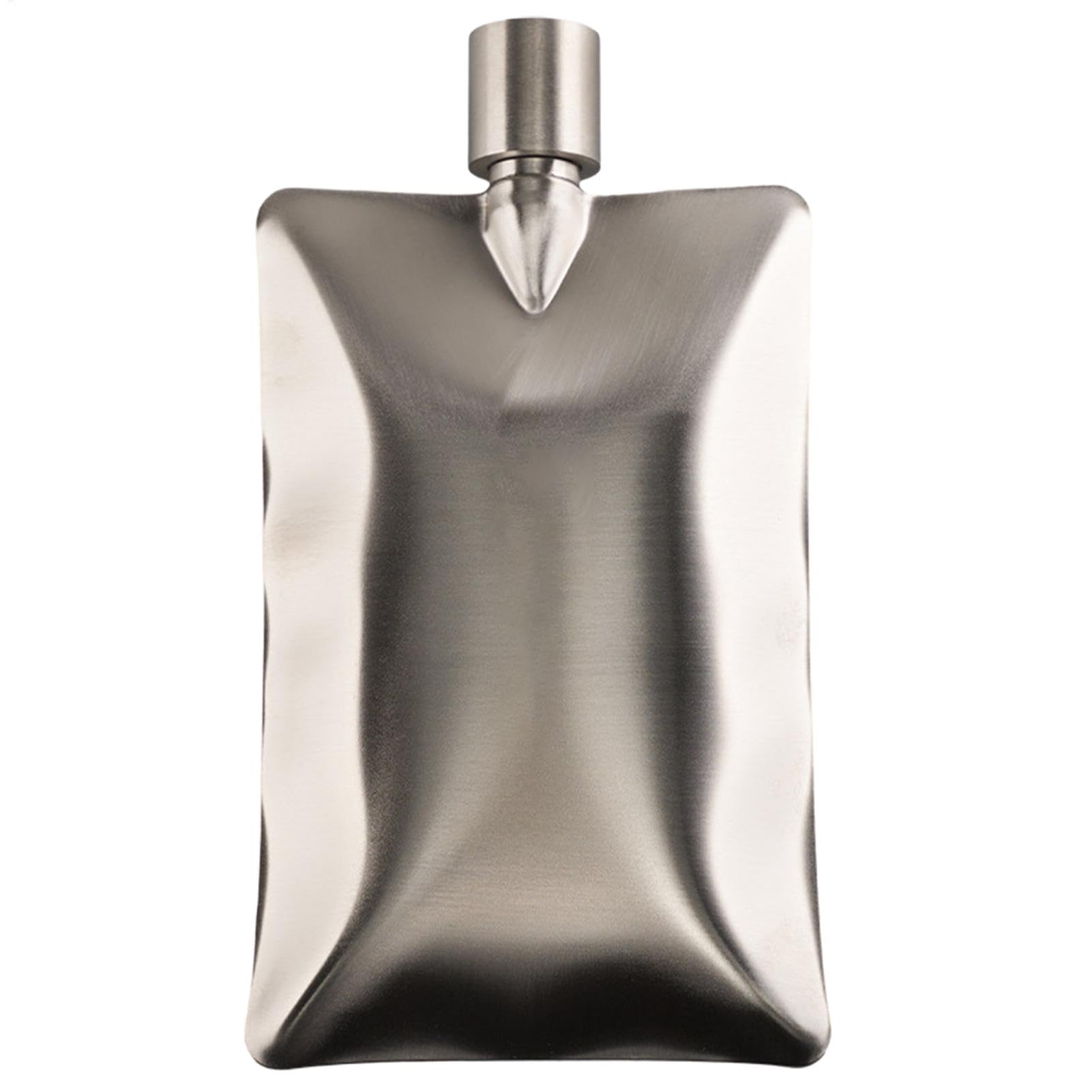 Bouteille de poche pour whisky plate et compacte de randonnée