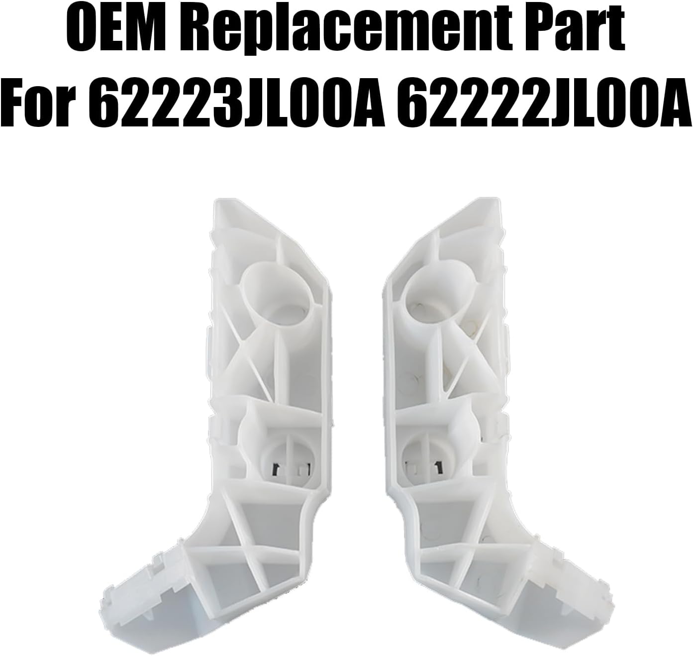 1 Pair Driver And Passenger Side Front Bumper Bracket For Infiniti G37 2008-2013 Q60 2014-2015 62223JL00A 62222JL00A
