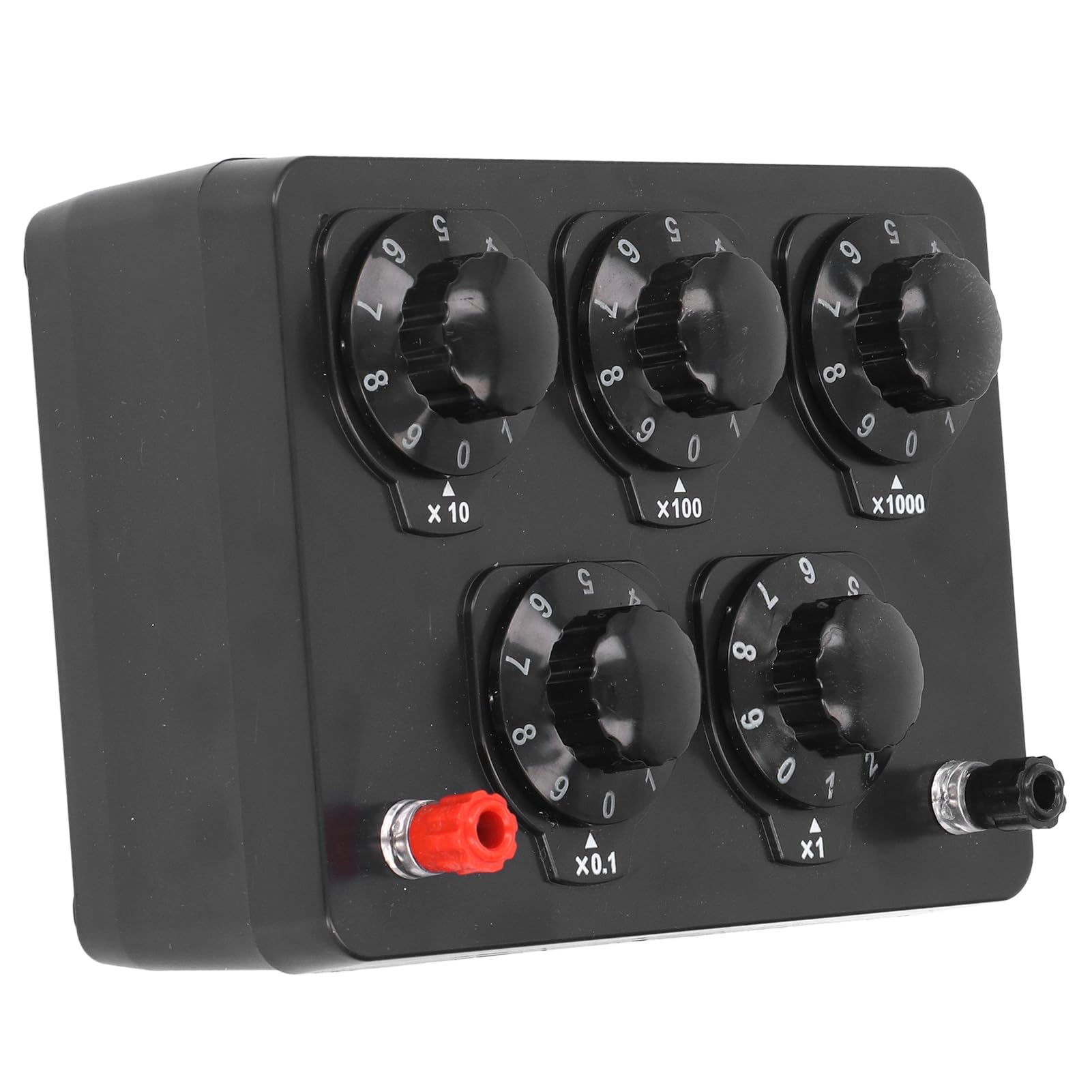 Boîte de Résistance à Décades, Résistance à Décades Réglable, Boîte de Résistance Variable de 0 à 9999,9 Ohm, Boîte de Substitution de Résistance de Laboratoire de Résistance