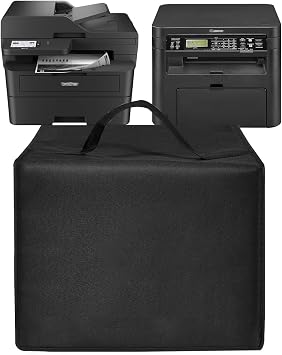 Printer Dust Cover Heavy Duty Nylon Waterproof Cover Printer Protector Case for Brother MFC-L2900DW/ Image Class D570 Monochrome All-in-One Laser Printer,Black
