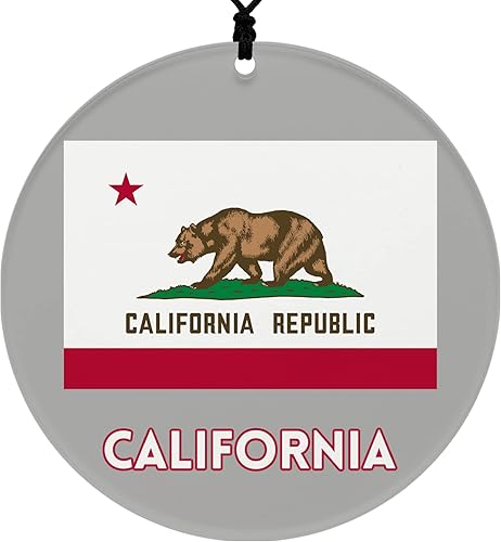Miniatura 16 de Vermont Christmas Ornament - Festive Design Featuring State Flag - 2026 Hanging Acrylic Disc Decoration for Tree - Unique and Home Decor