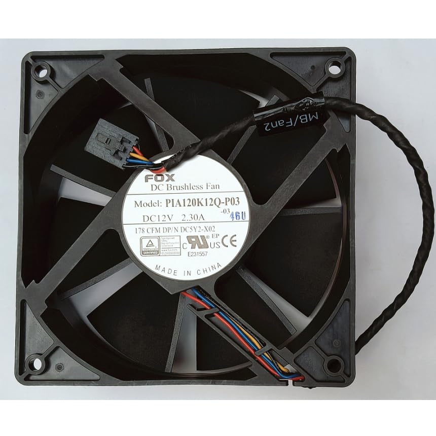 Ventilateur de serveur 12038 double bille PIA120K12Q 12V 2.3A haute performance
