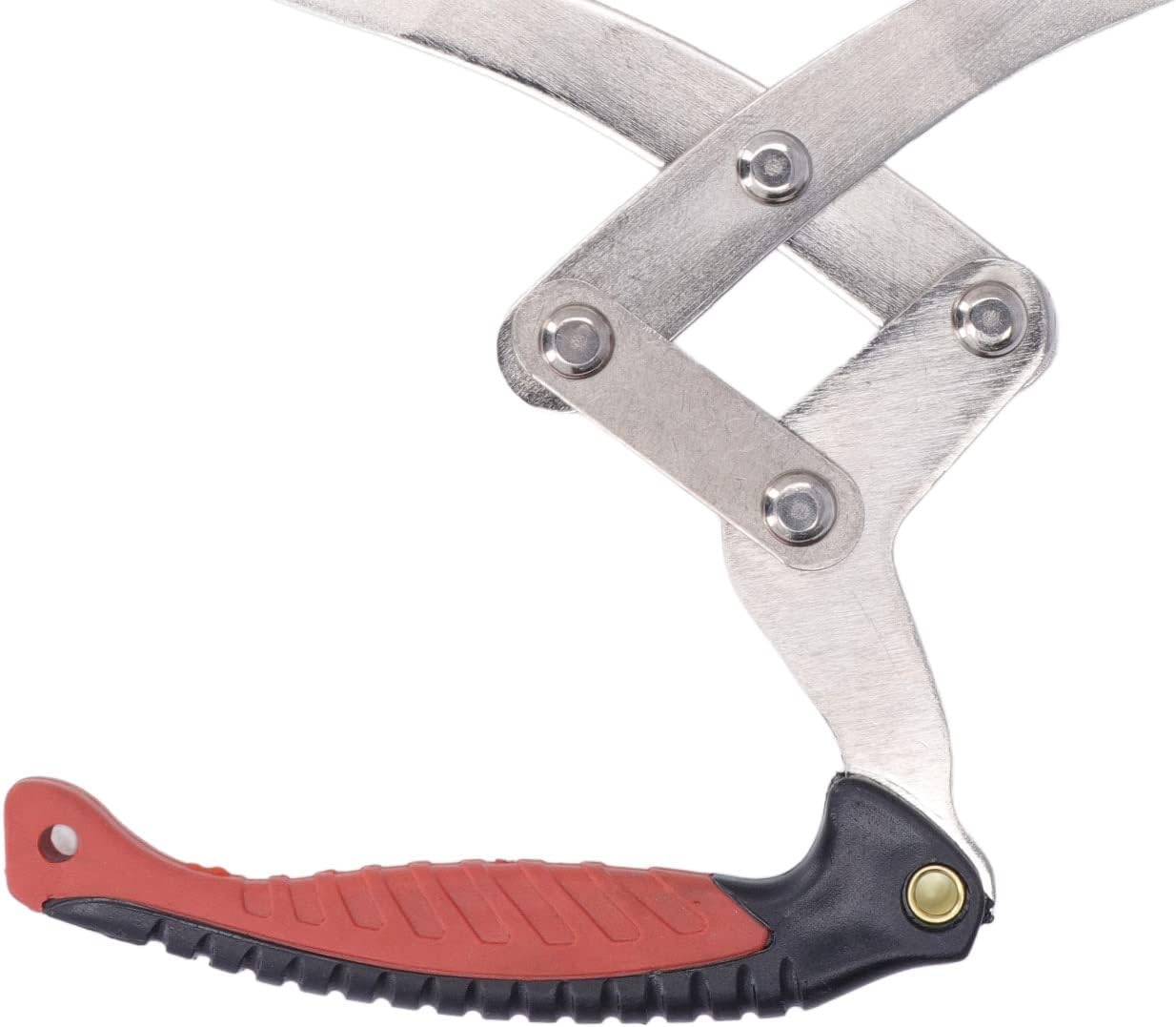 Log Tongs, 16.9in Length 11.8in Jaw Opening with One Handed Operation for Firewood Handling and Transport