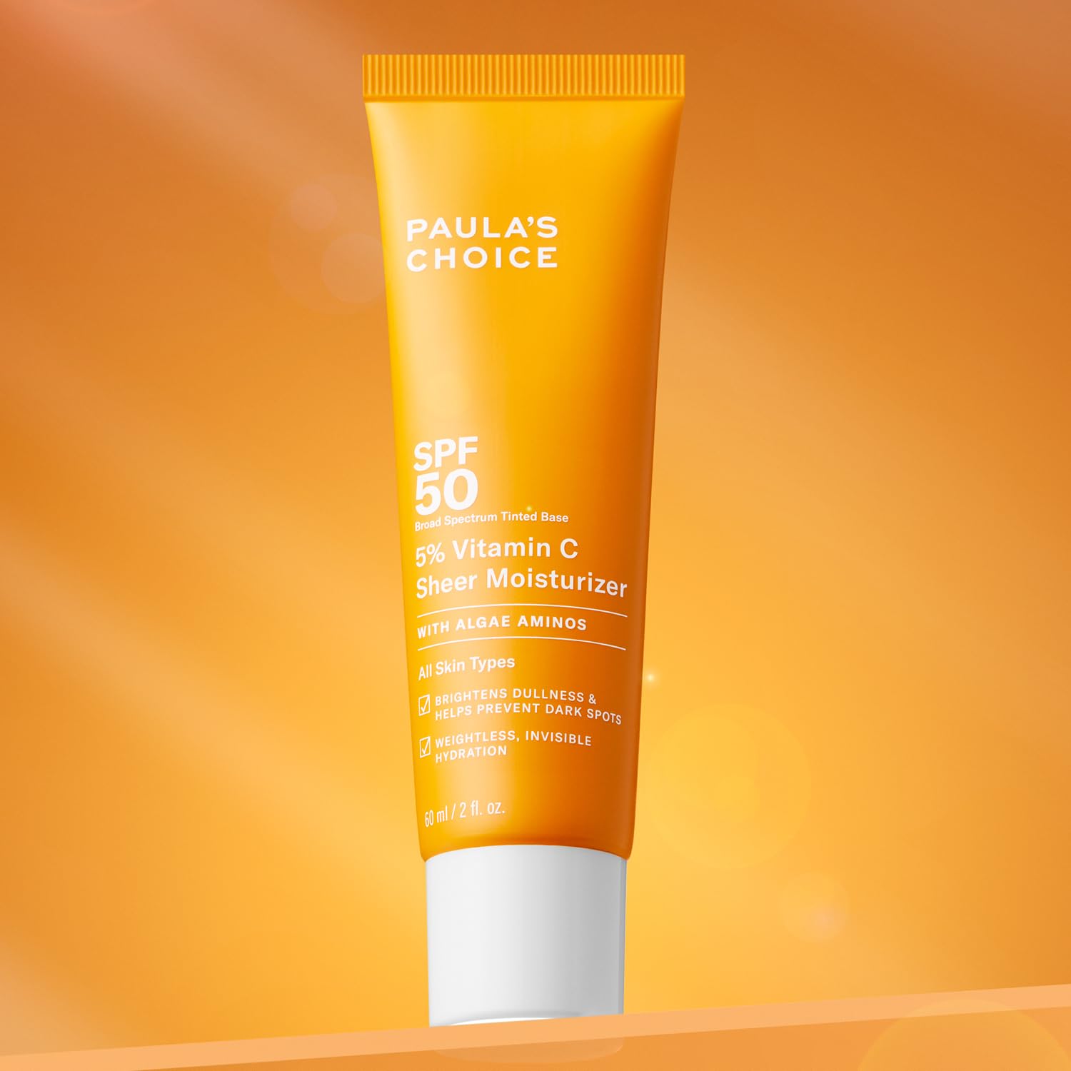 Paula's Choice 5% Vitamin C Moisturiser SPF 50, Face Day Cream Hydrates & Brightens Skin, Multi-Active Sun Protection - Image 2