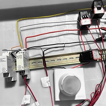 Three-phase WIFI Smart Meter, Smart Meter Energy Monitor For Three-phase Four-wire Circuits For Residential Commercial And Industrial 90 * 65.5 * 18mm