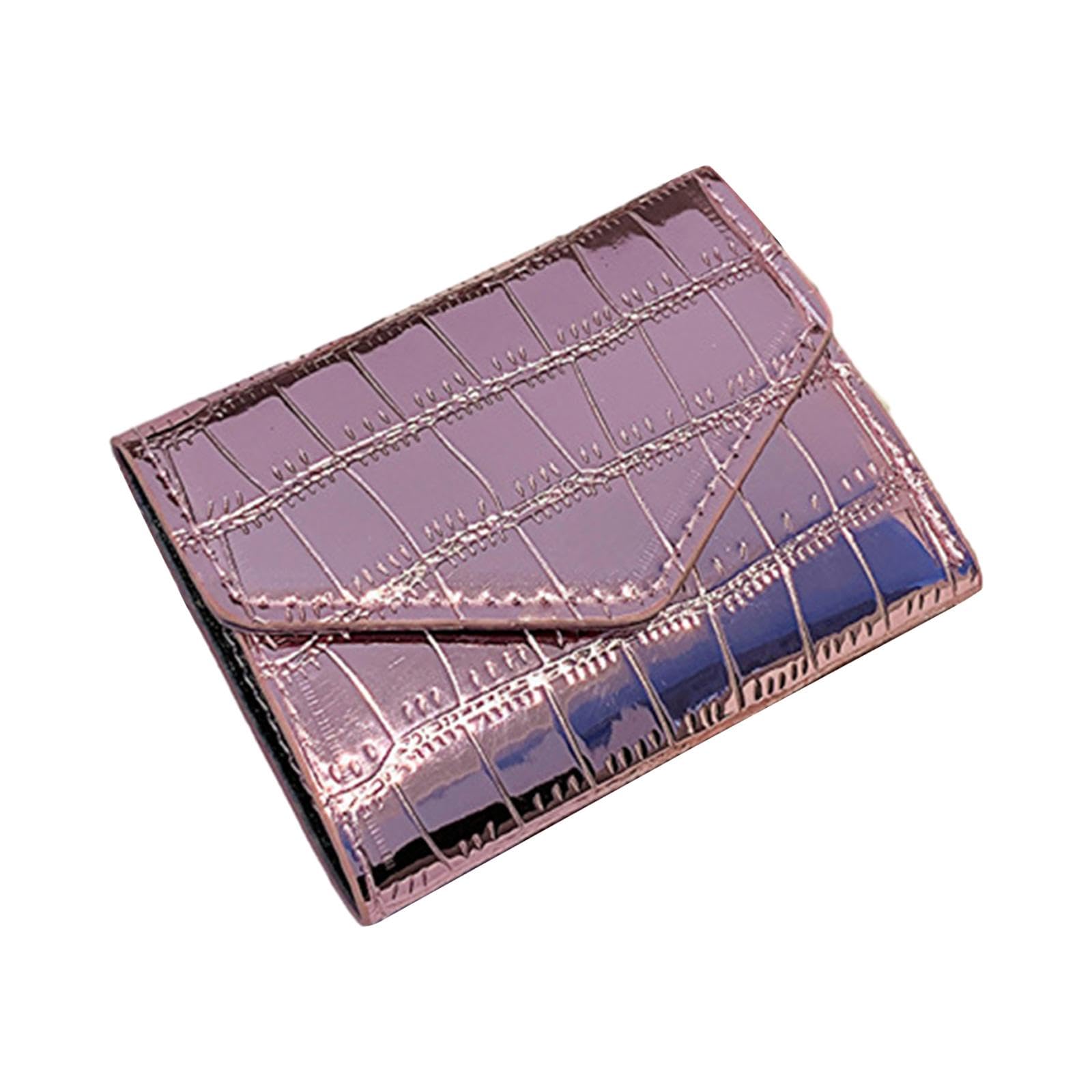 ecomistiq BNF®Mini Short Fold Wallet – Pink Minimalist Credit Card Holder – Casual Pocket Wallet for Women-picture-33
