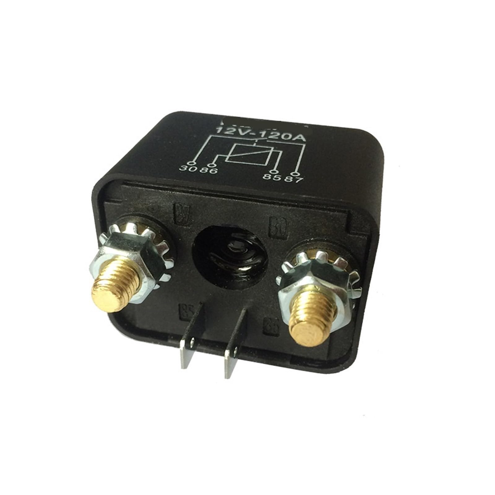 Relais automobile longue durée 120A avec petit boîtier compact 12V2.4W haute durabilité