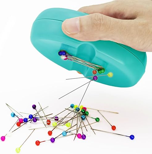 Vista 14 de Sizobi Soporte magnético para pasador, cojines magnéticos para coser, suministros de costura, organizador magnético de aguja, soporte de pasador