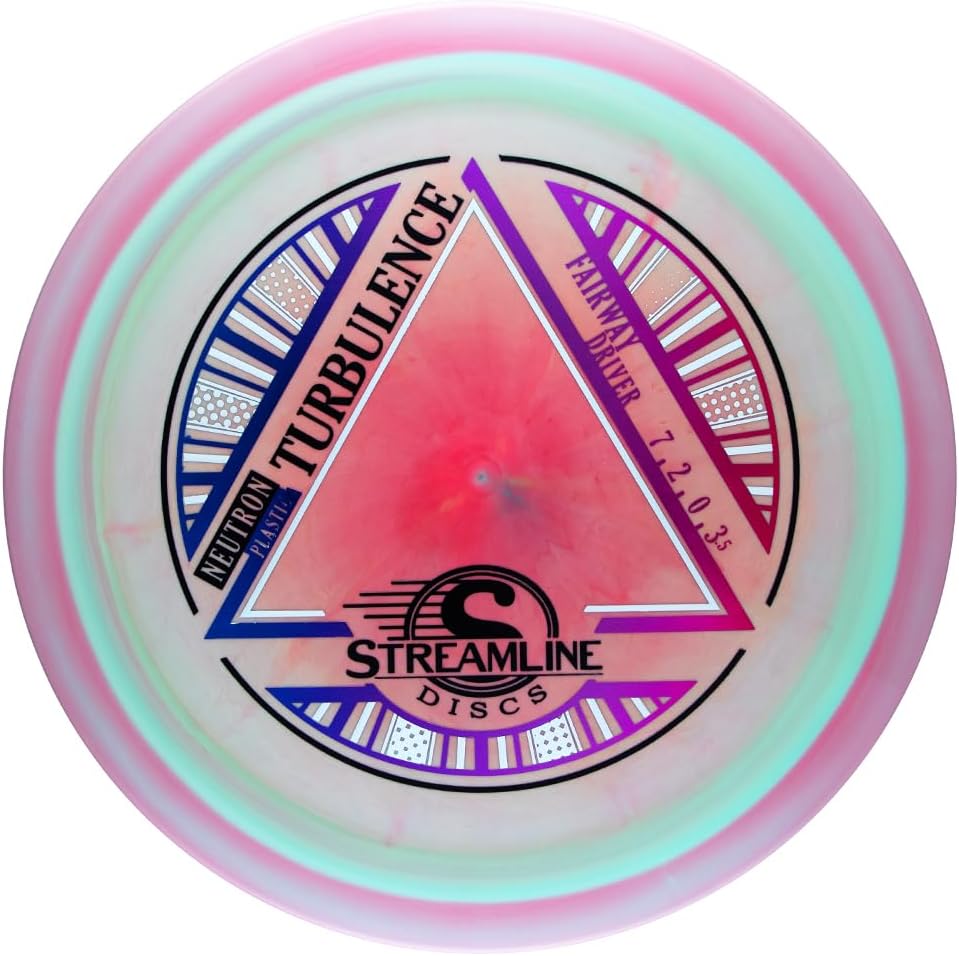 Streamline Discs Neutron Turbulence Disc Golf Fairway Driver (Colors May Vary)