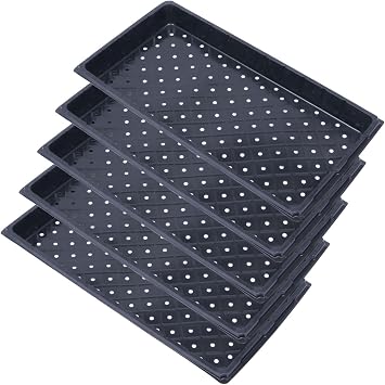 5pcs Starter Trays for Plant Growing Plastic Germination Trays for Garden