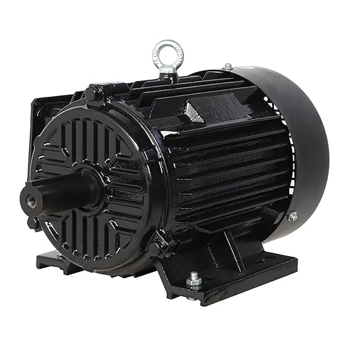 findmall Motor eléctrico 5HP 184T Marco 14801770RPM Motor trifásico General Motor severo TEFC 5060Hz 230460V 1 18 pulgadas eje con llave