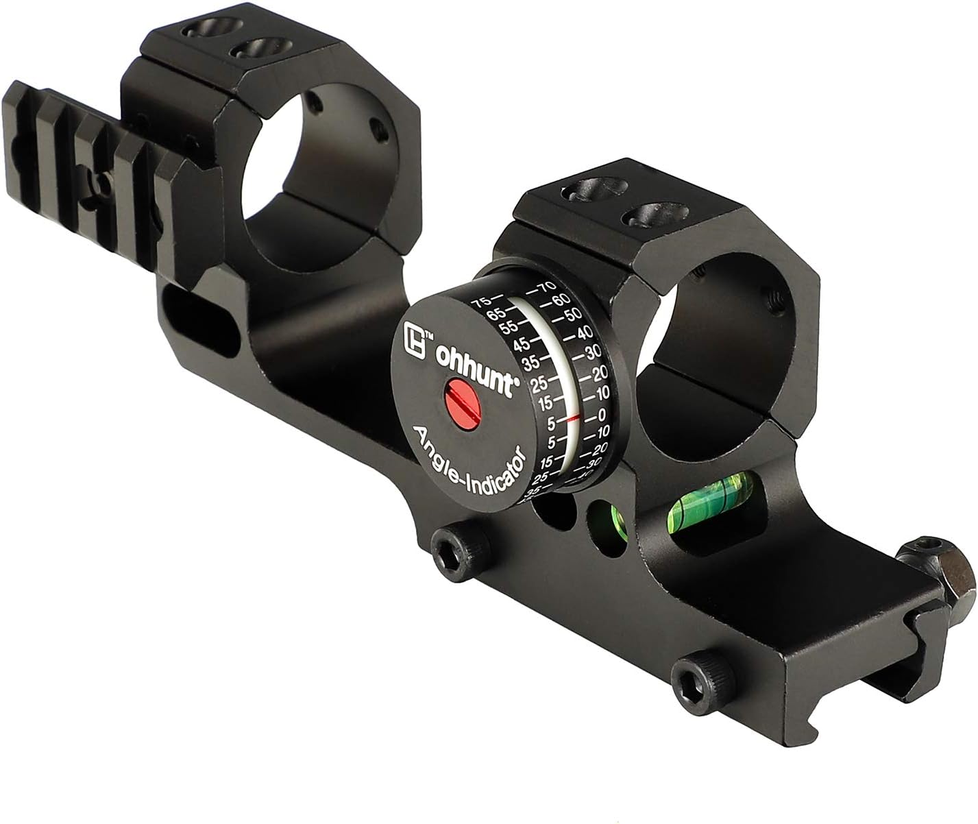 ohhunt 1 inch 30mm Scope Rings Angle Cosine Indicator 30mm with Bubble