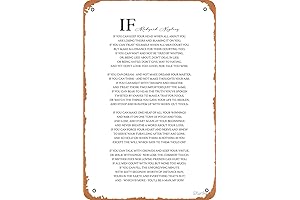 If Poem by Rudyard Kipling | Catchy Inspirational Wall Art
