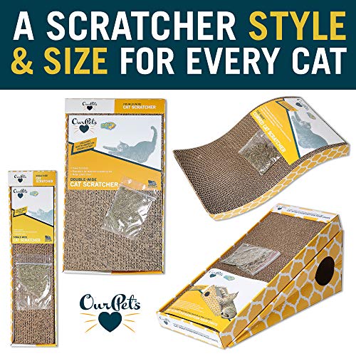 Ourpets Straight And Narrow Single Wide Reversible Cat Scratcher #TOP6