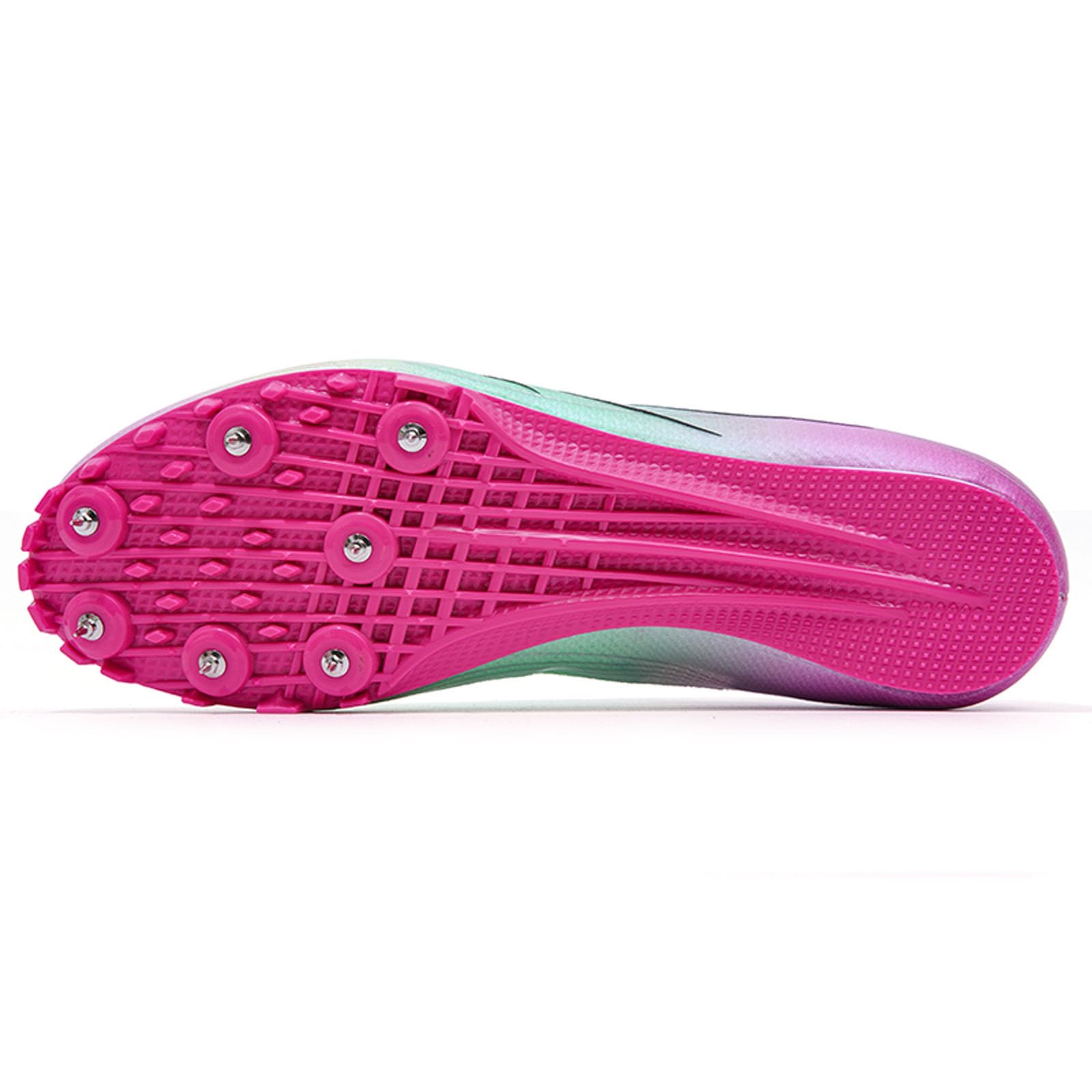 BLBK Spikes - Scarpe da Corsa da Uomo a Media Distanza, 7 Chiodi, Unisex, per Atletica Leggera, con Punte e Stampa