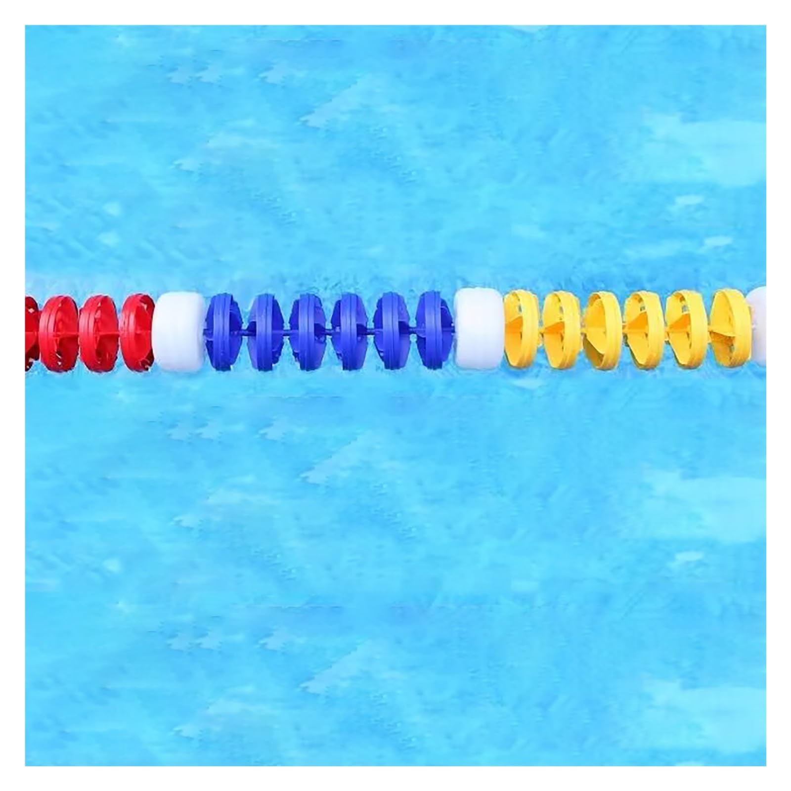 Corde de sécurité pour piscine flottante : ligne de séparation pré-assemblée pour bassin creusé
