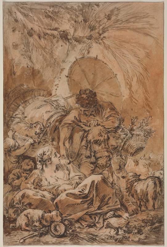 Affiches et gravures François Boucher pour habiller un grand mur de salon