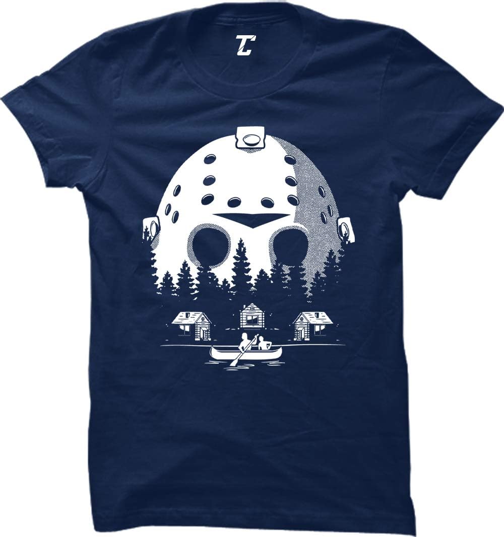 Camp Crystal Lake Scenery - Jason Mask Women's T-Shirt