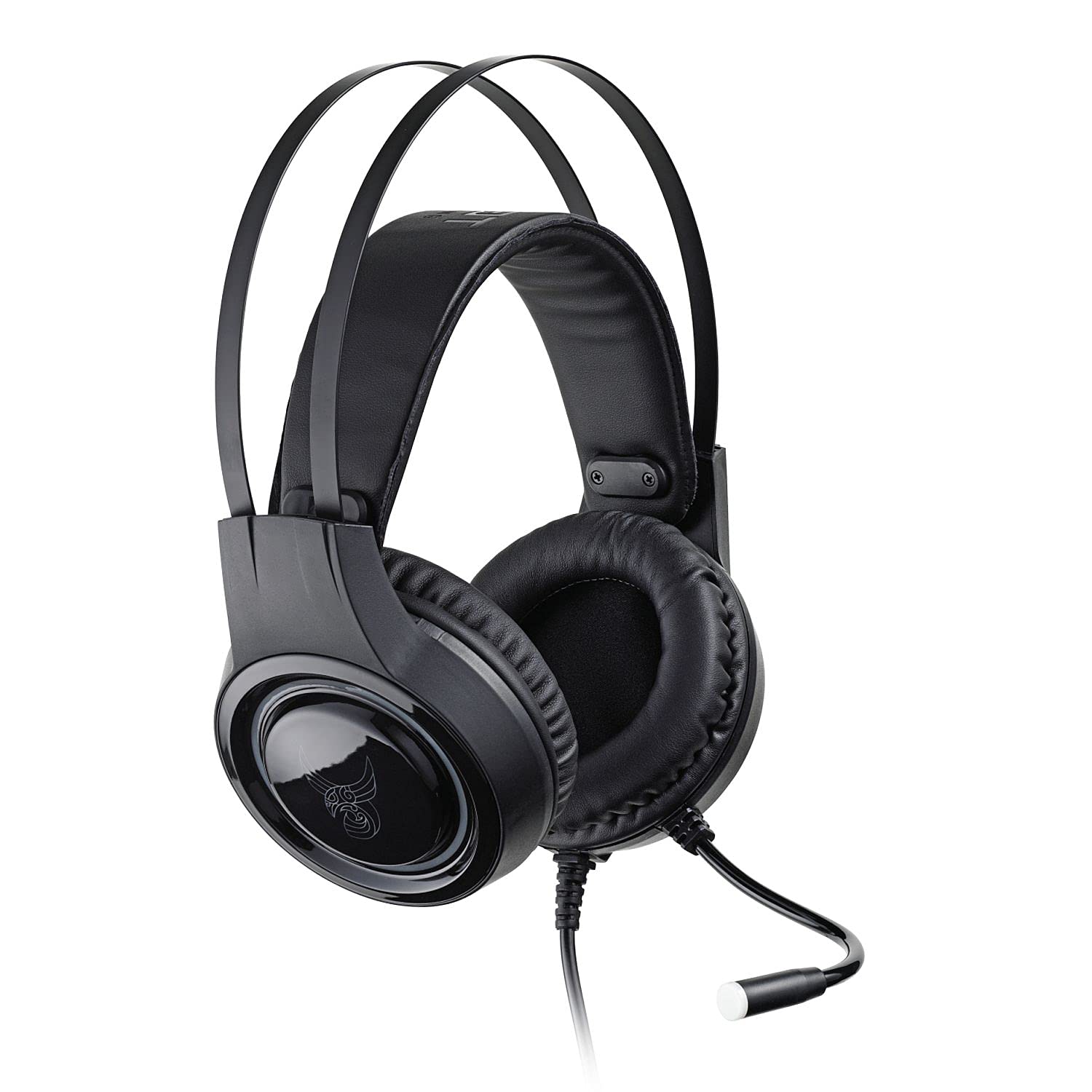 L33T GJALLARHORN - Cuffie da gioco over-Ear con microfono per Playstation, X-BOX, Nintendo Switch e come PC Gaming Headset - Cuffie con microfono per gaming, illuminazione RGB
