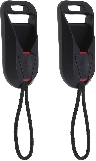 2pcs Camera Strap Quick Release Loops Connector Shoulder Neck Strap Clip Adapter with Rectangle Eyelet and Strap Fit for Most Binoculars DSLR/SLR Cameras