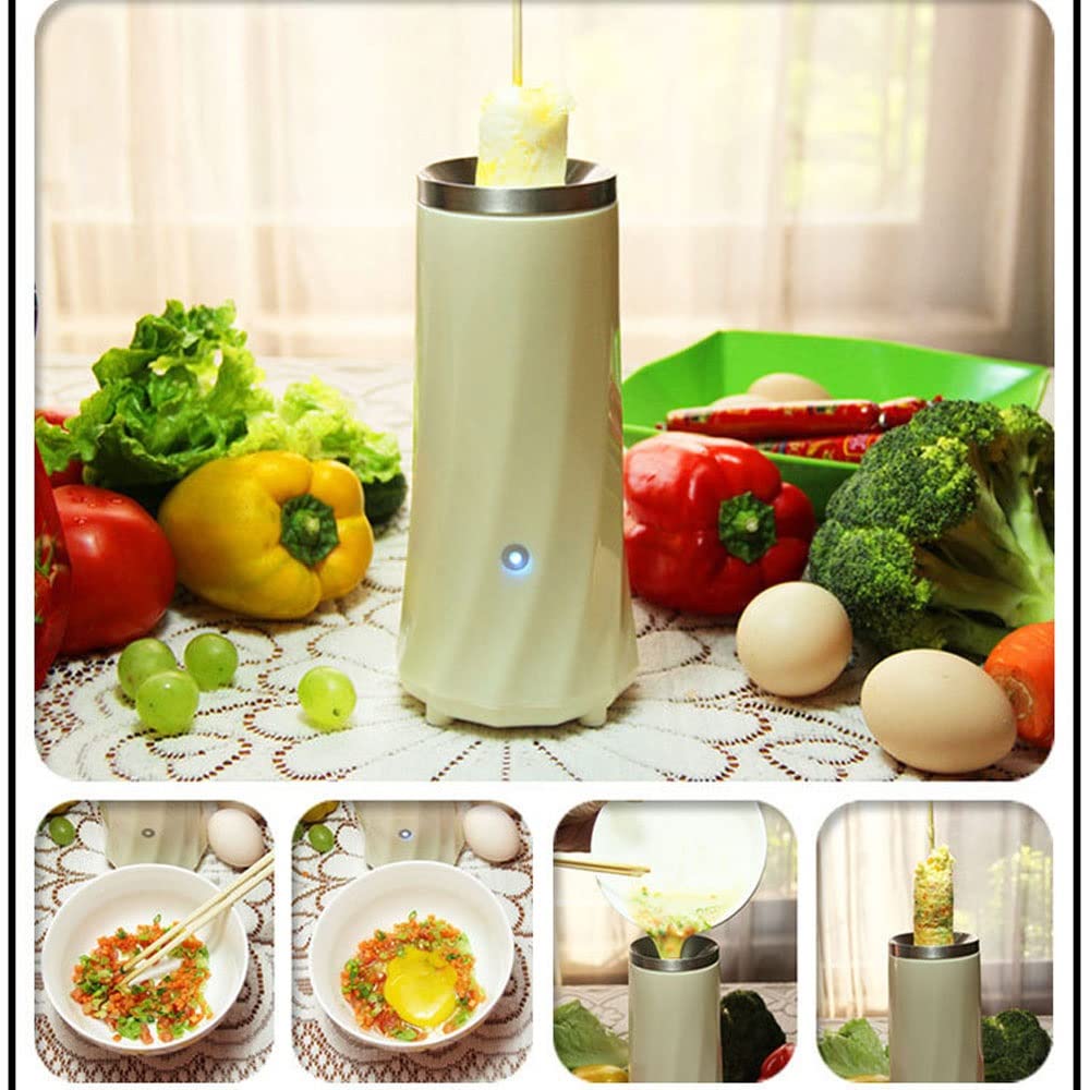 Fabricante Automático De Rollos Huevo Máquina De Salchicha De Huevo Crujiente Máquina Rollo De Huevo Herramienta De Cocina Desayuno Vertical Huevera Antiadherente