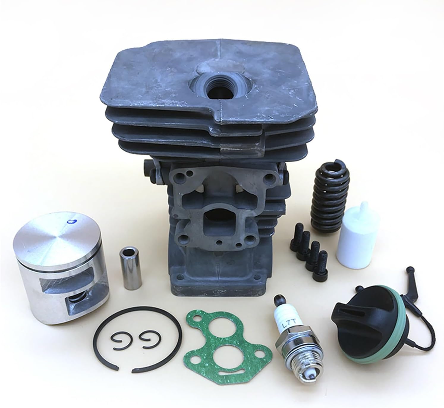 41mm tłok cylindra świeca zapłonowa zestaw do H 435 435e 440e 440 II Chainsaw korek wlewu paliwa gazowego części zamienne