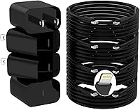 Vista 1 de Cargador de iPhone de carga rápida, cargador de pared USB C de 20 W PD de 4 unidades con cable de carga rápida de 1.8 m - Cargador rápido